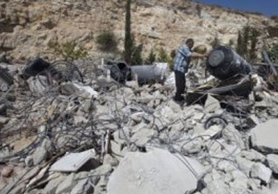 منازل متهدمة فى فلسطين  -  ارشيفية
